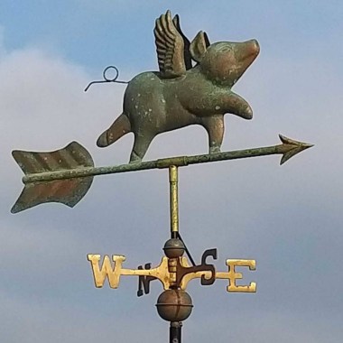 pigs might fly weathervane